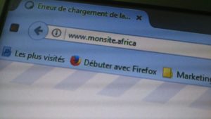 Un site avec pour extension .africa